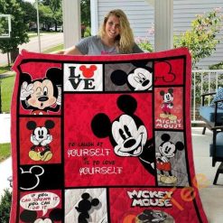 Mickey love Minnie  Blanket Quilt 07 B19
