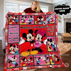 Mickey and Minnie  Blanket Quilt 04 B23