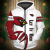 Arizona Cardinals 1 Hoodie Zip Hoodie 3D LA96