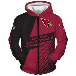 Arizona Cardinals 2 Hoodie Zip Hoodie 3D LA96