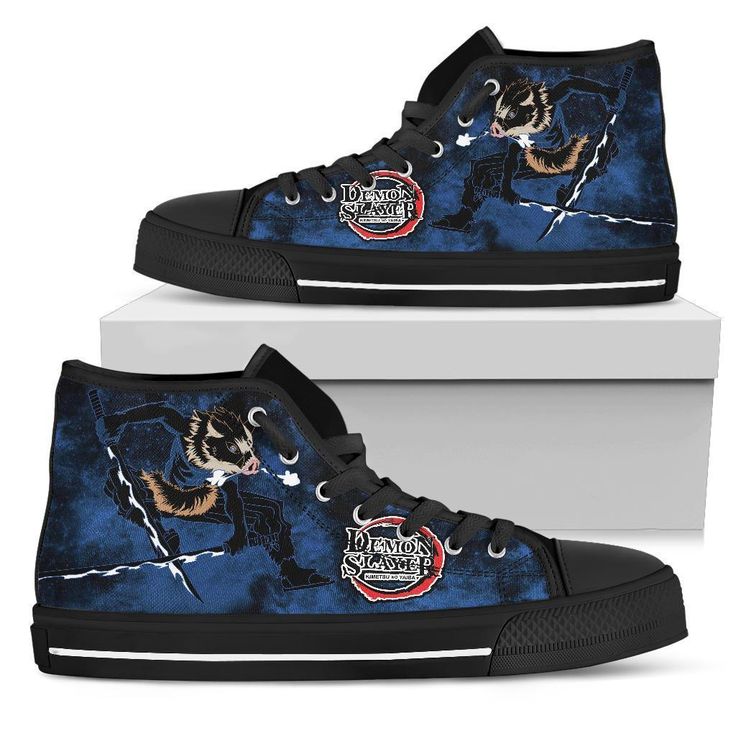 Inosuke Sneakers Demon Slayer High Top Shoes B20