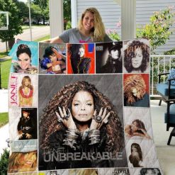 Janet Jackson Blanket Quilt c1 Rze1