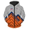 Denver Broncos 1g Hoodie Zip Hoodie B23