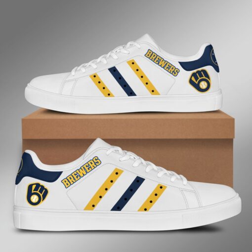 Milwaukee Brewers 1 Stan Smith New Shoes B22