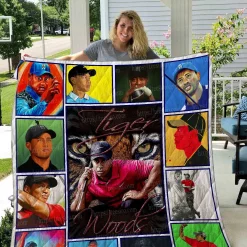 Tiger Woods Quilt Blanket Quilt B23