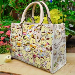Pompompurin 1 Leather HandBag B21