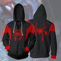 Spider Man a1 Hoodie Zip Hoodie 3D B21