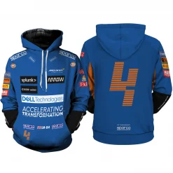 Lando Norris Hoodie Zip Hoodie 3D B21