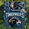 Minnesota Timberwolves 2 Quilt Blanket B21