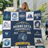 Minnesota Timberwolves Quilt Blanket B21