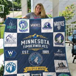 Minnesota Timberwolves Quilt Blanket B21