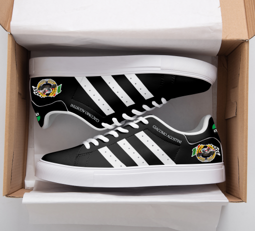 Giacomo Agostini Black Stan Smith Shoes B21
