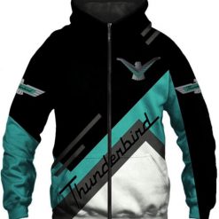 Ford Thunderbird Hoodie Zip Hoodie 3D B21