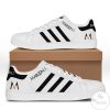 Maroon 5 Black White Stan Smith Shoes B21
