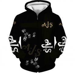 Ajs Motorcycles Love  Hoodie Zip Hoodie 3D B23