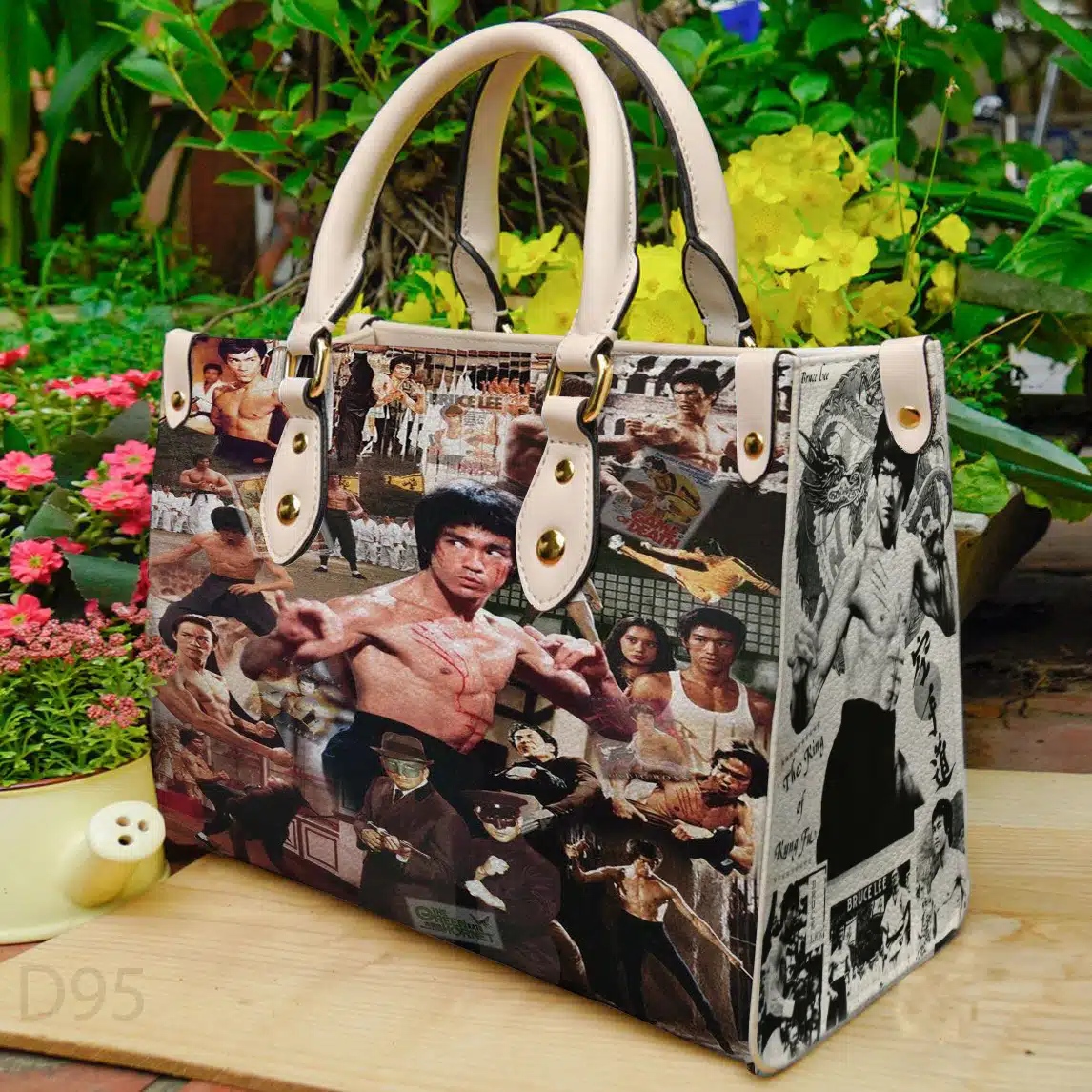 Bruce Lee Leather HandBag B23