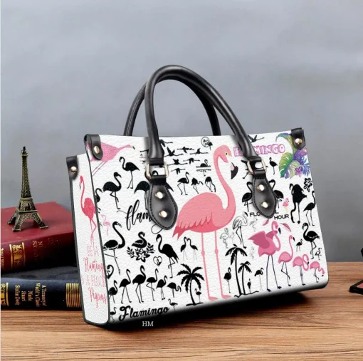 Flamingo Leather HandBag B23