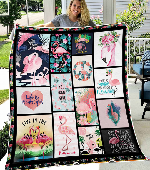 Flamingo Quilt Blanket Quilt B23