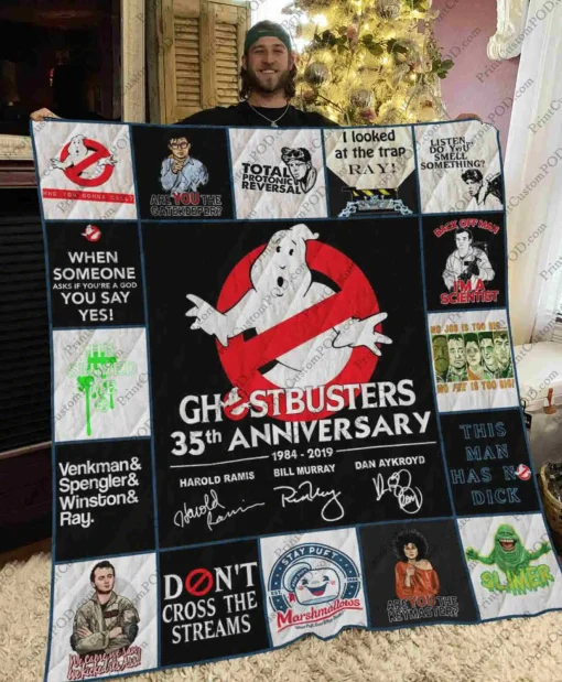 Ghostbusters Quilt Blanket Quilt B23