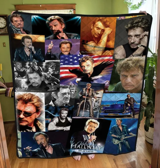 Johnny Hallyday Blanket Quilt B23