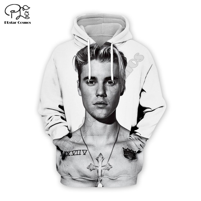 Justin Bieber Hoodie Zip Hoodie B23