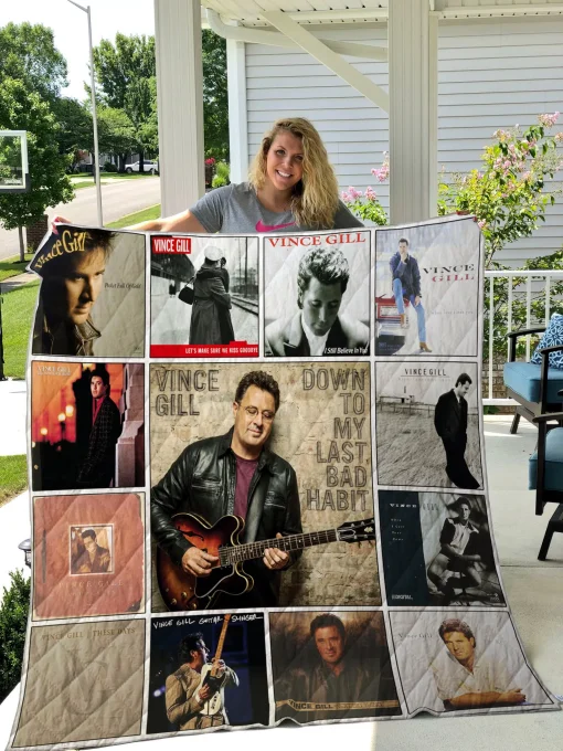 Vince Gill Quilt Blanket Quilt B23