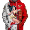 Wonder Woman 1g Hoodie Zip Hoodie 3D B23