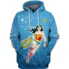 Wonder Woman Hoodie Zip Hoodie 3D B23
