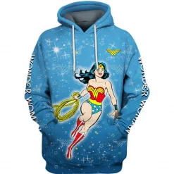 Wonder Woman Hoodie Zip Hoodie 3D B23