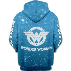 Alternative view of Wonder Woman Hoodie Zip Hoodie 3D B23