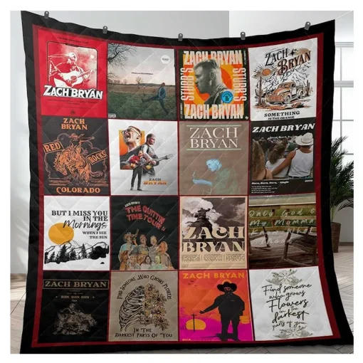 Zach Bryan 1 Quilt Blanket B23