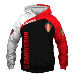 Koenigsegg 1 Hoodie Zip Hoodie 3D B22