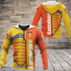 Koenigsegg Hoodie Zip Hoodie 3D B22
