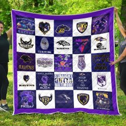 Baltimore Ravens Blanket Quilt B22