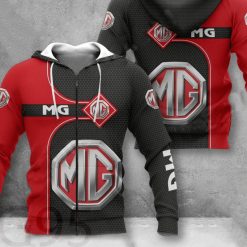 MG Car Best New Zip Hoodie 3D B23