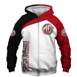 MG Car New Zip Hoodie 3D B23