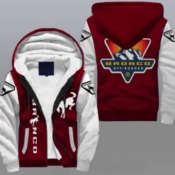 Ford Bronco Red Fleece Jacket B21