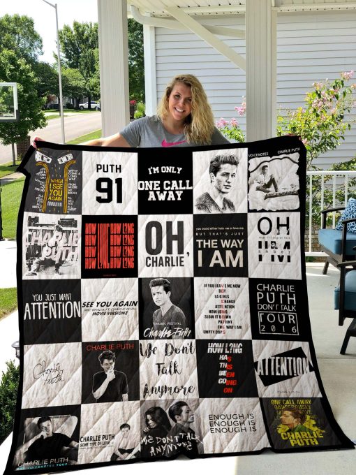 Charlie Puth Blanket Quilt B21