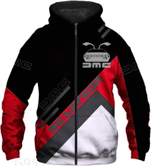 DeLorean Love  Hoodie Zip Hoodie 3D B23