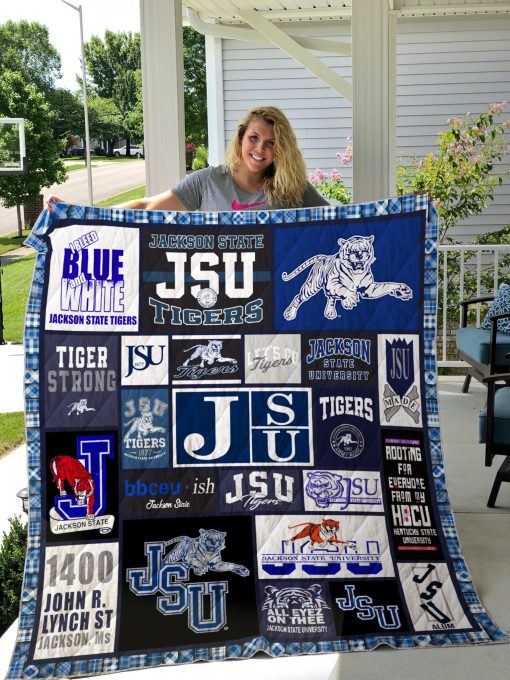 Jackson State Tigers Blanket Quilt B23