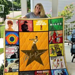 Miles Davis Quilt Blanket B23