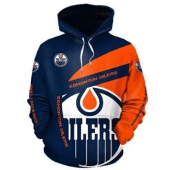 Edmonton Oilers 1 Hoodie Zip Hoodie B21