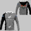 Ford Bronco Zip Hoodie 3d Grey B21