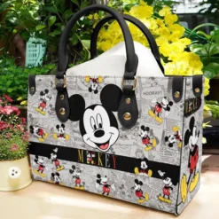 Mickey Mouse Leather HandBag a01 B22