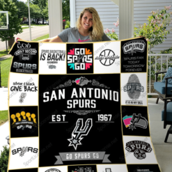 San Antonio Spurs Blanket Quilt A00 B22