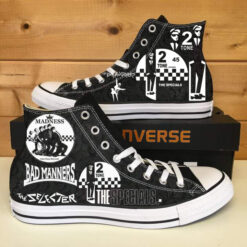 2 Tone High Top Shoes B22