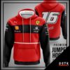 Charles Leclerc Hoodie Zip Hoodie B22