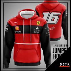 Charles Leclerc Hoodie Zip Hoodie B22