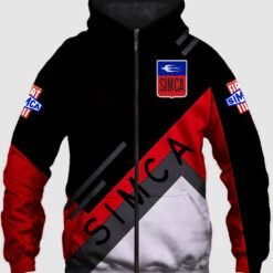 Simca Car Zip Hoodie 3 B22