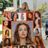 Angelina Jolie Lover Blanket Quilt B21